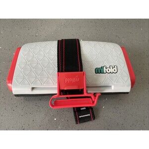 Mifold Grab-And-Go Compact Car Booster Portable Seat 40 To 100 Lbs